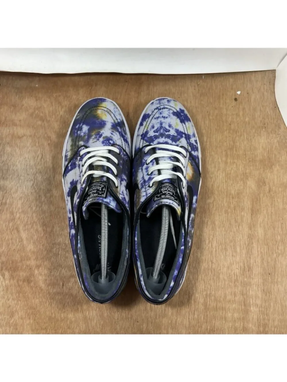 Nike SB Zoom Stefan Janoski Men Size 13 678472-104 Purple Tie Dye Skate Shoes